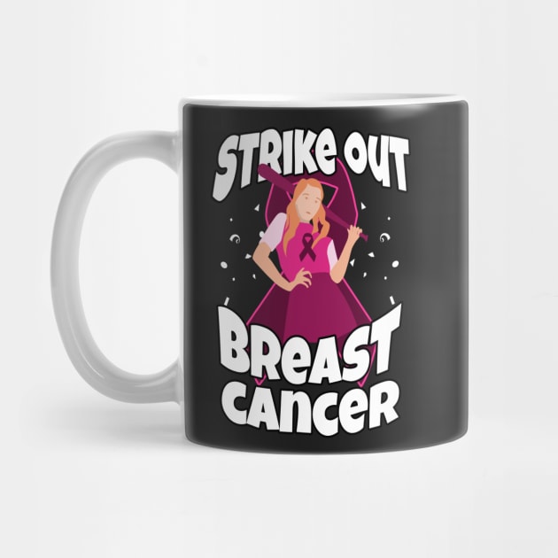 Strike out breast cancer awareness baseball fighters by SOF1AF